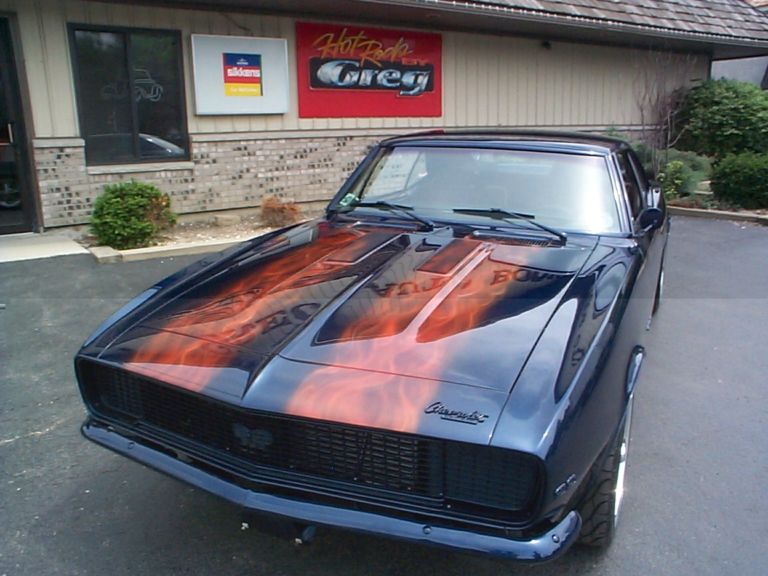 This totally custom Camaro is complete This tricked out ride features a 